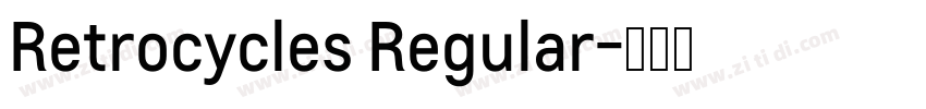 Retrocycles Regular字体转换